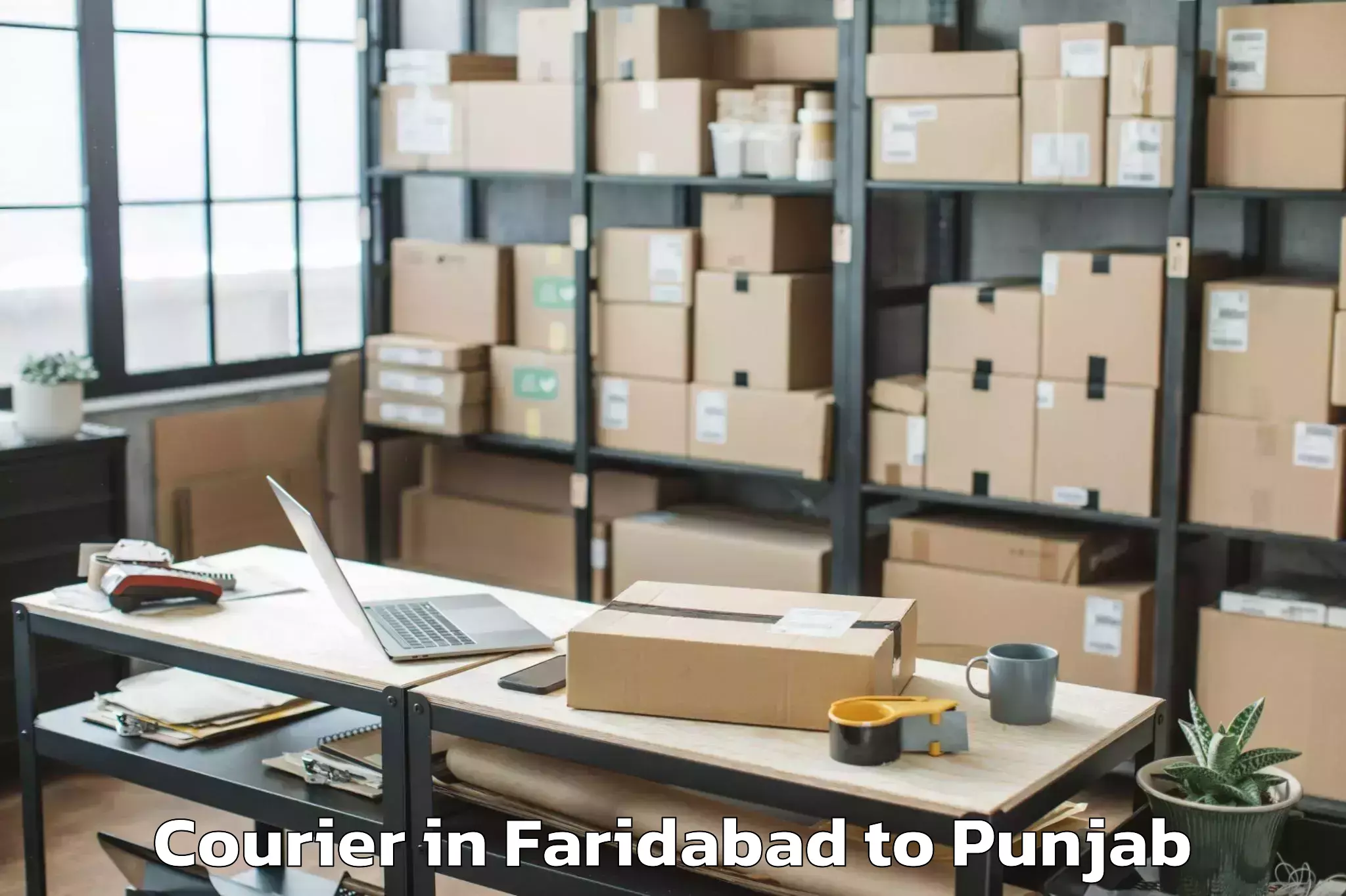 Hassle-Free Faridabad to Garhdiwala Courier